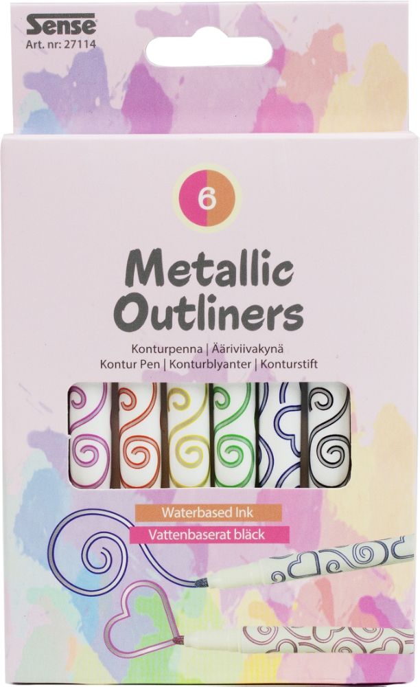 Outliner metallic 6p