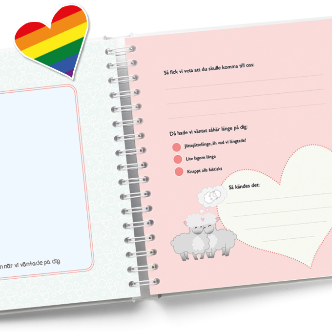 Lilla hjärtat den allra första b om dig - Bild 3