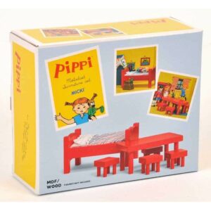 Pippi möbelset säng + bord
