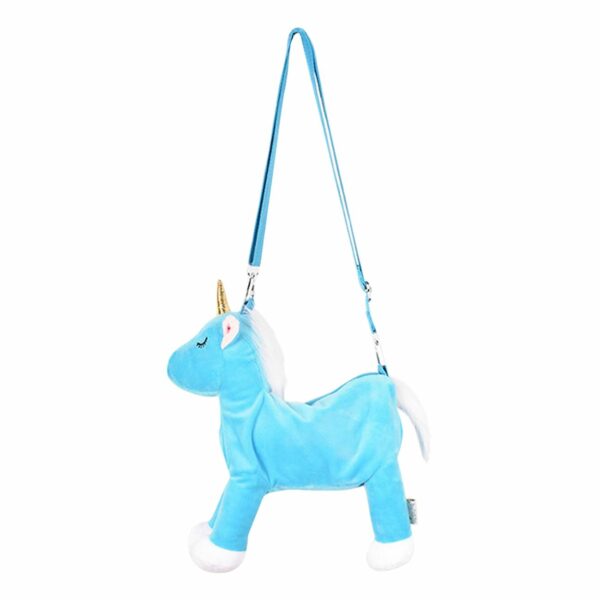 Unicorn bag  zipper and adjustable strap
