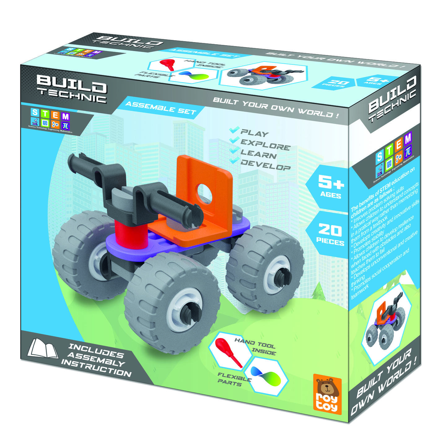 Atv byggessett - 20 deler