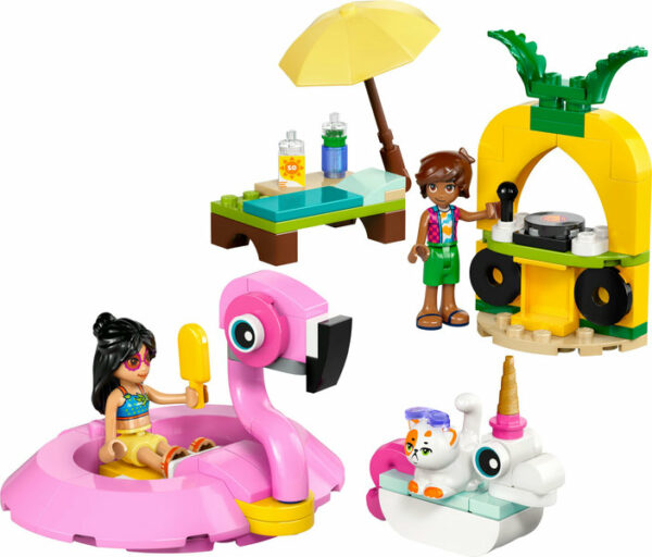 Poolparty med enhörning och flamingo - Bild 2