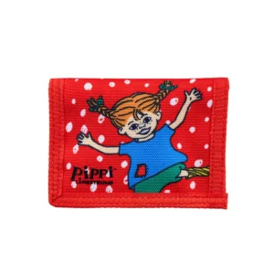 Pippi plånbok röd