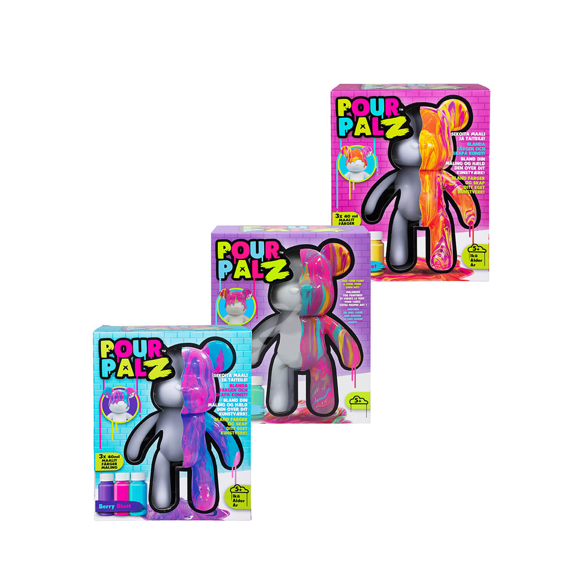 Pour palz måla björn golden dream