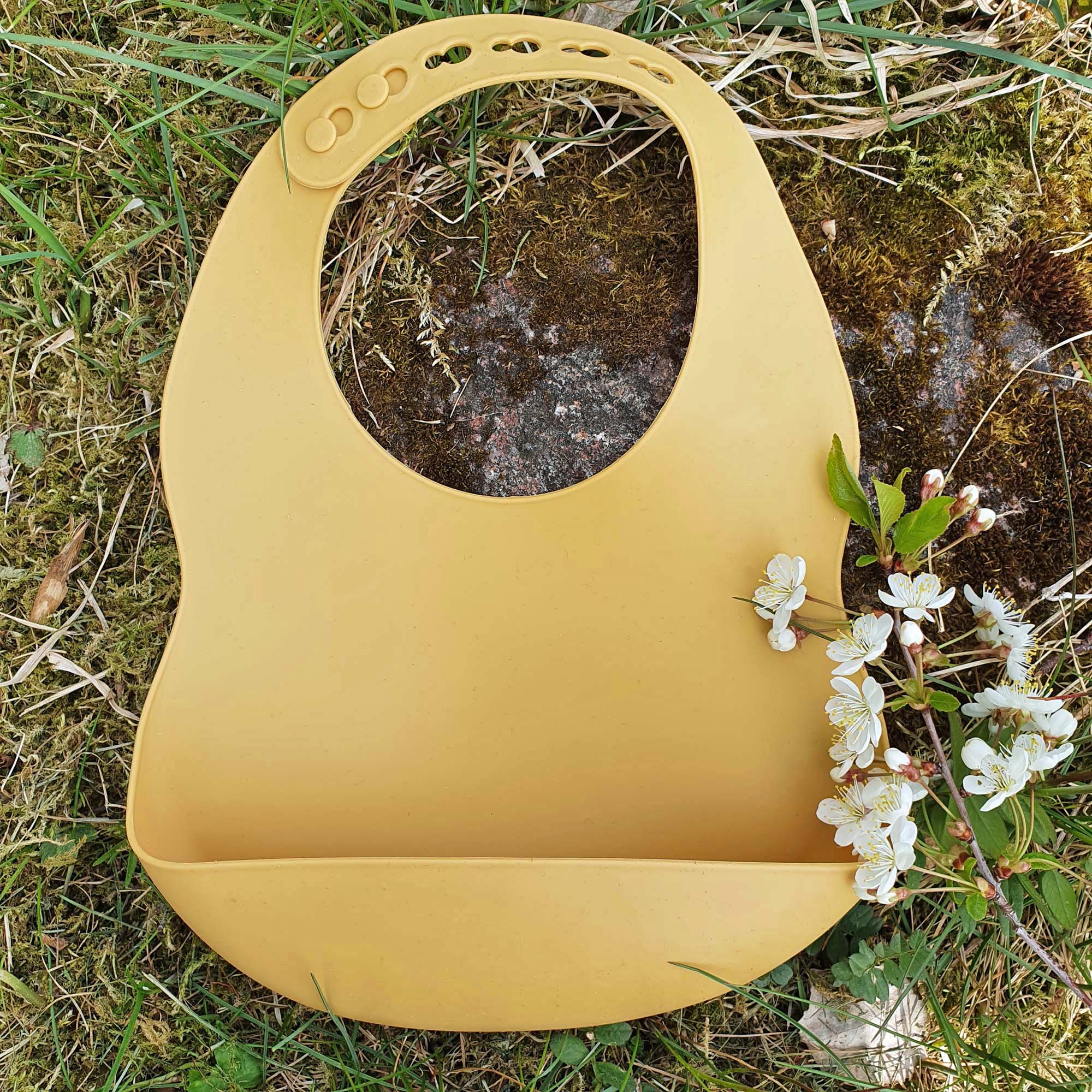 Haklapp silikon ockra