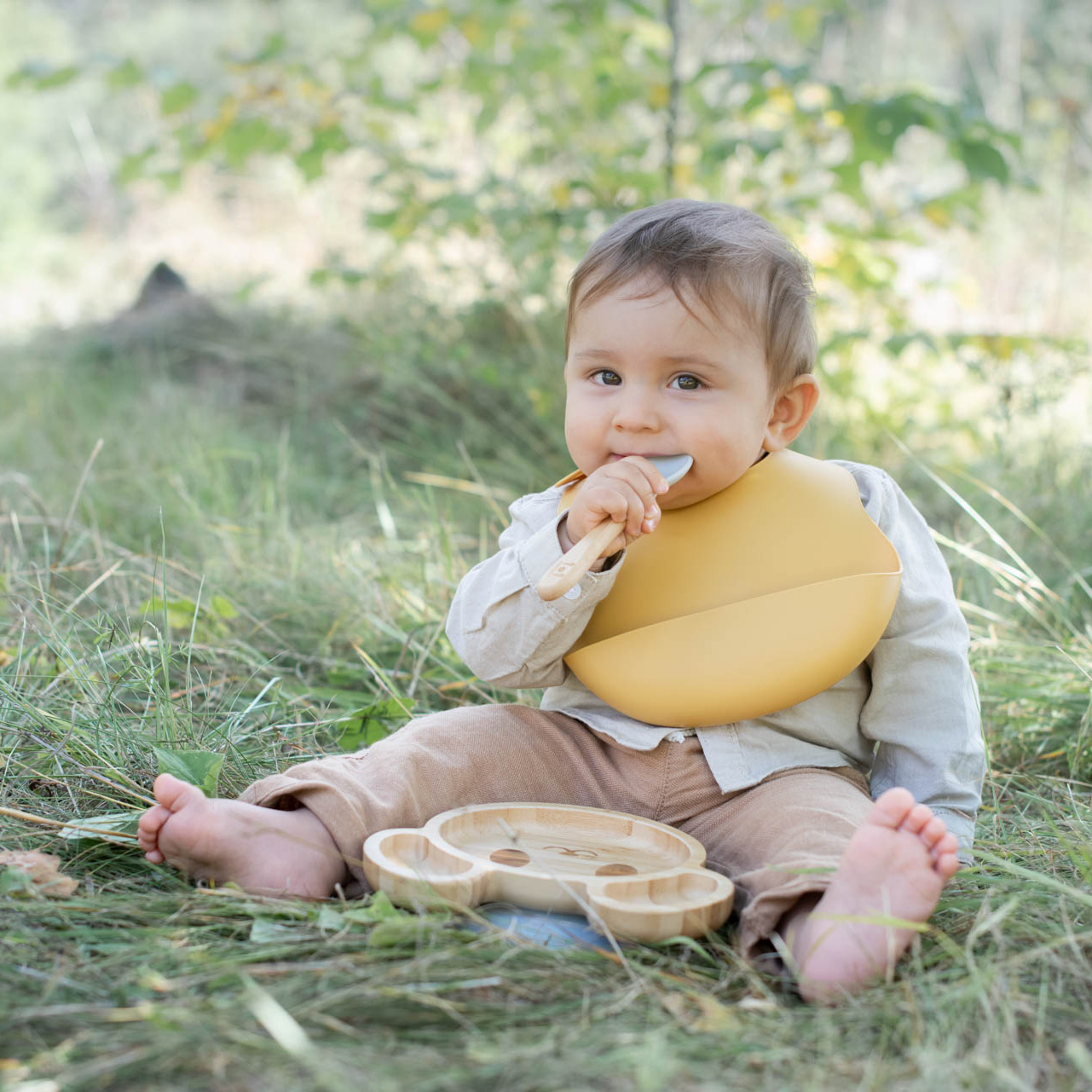 Haklapp silikon ockra - Bild 3