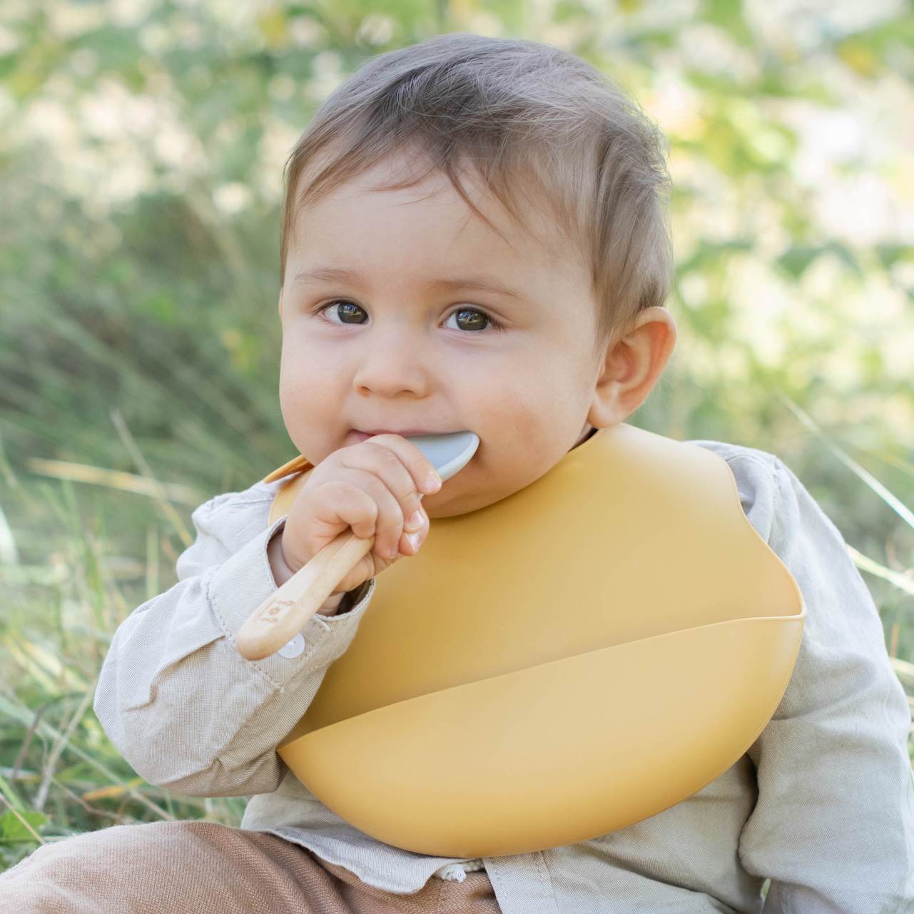 Haklapp silikon ockra - Bild 2