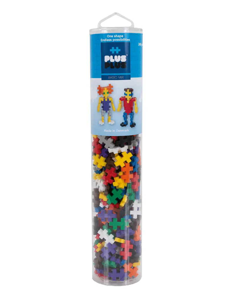 Plus-plus basic mix / 240 pcs / tube