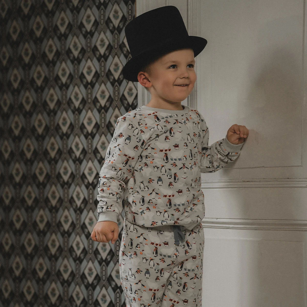 Vintervänner collegetröja grå - Bild 5