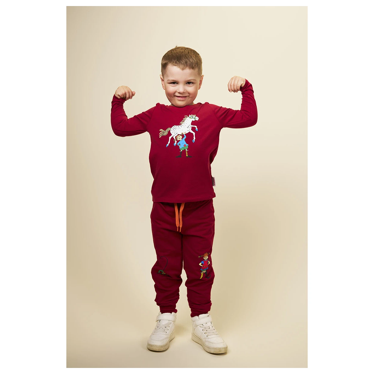 Pippi collegebyxa mröd - Bild 6