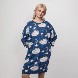 Nanna jättelinne tupplur blå s/m