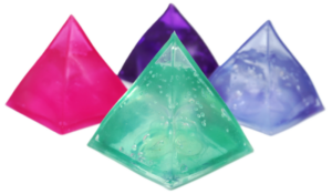 Suger pyramid scrunchems