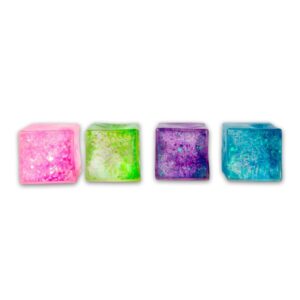 Glitter sugar cube scrunchems
