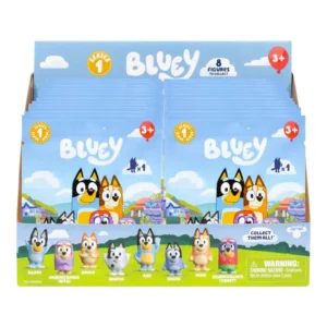 Bluey mini figure single pk cdu, asst.