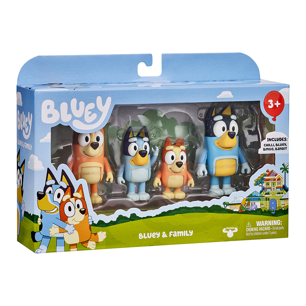 Bluey figure 4pk