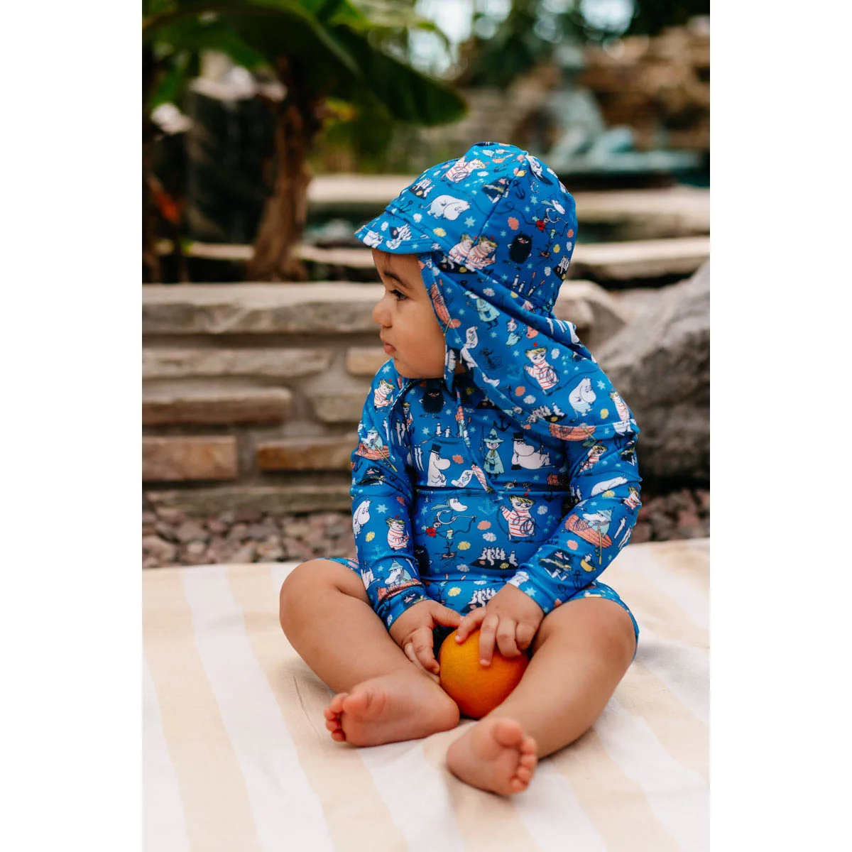 Solhatt med nackskydd mumin endast storlek 42/44 - Bild 4