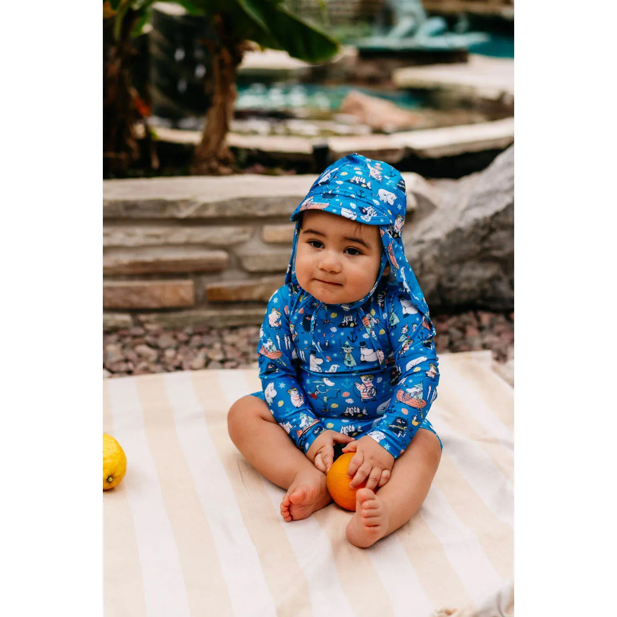 Solhatt med nackskydd mumin endast storlek 42/44 - Bild 3