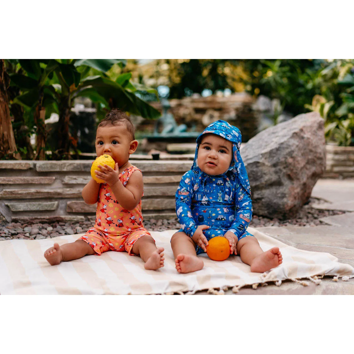 Solhatt med nackskydd mumin endast storlek 42/44 - Bild 2