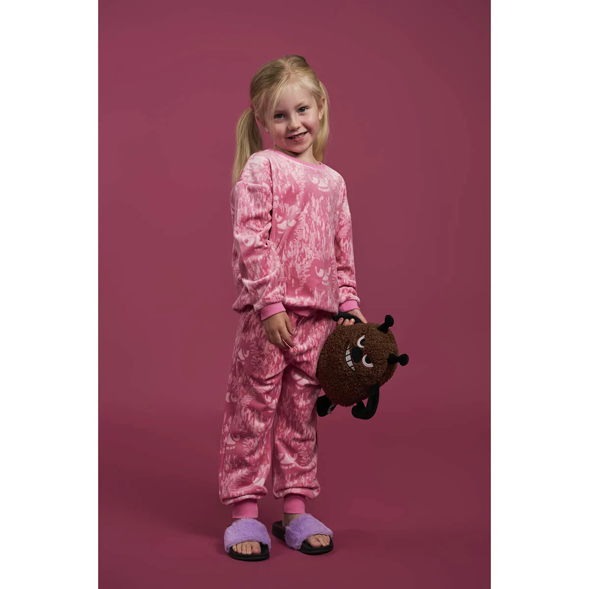 Flin velourtröja rosa - Bild 5