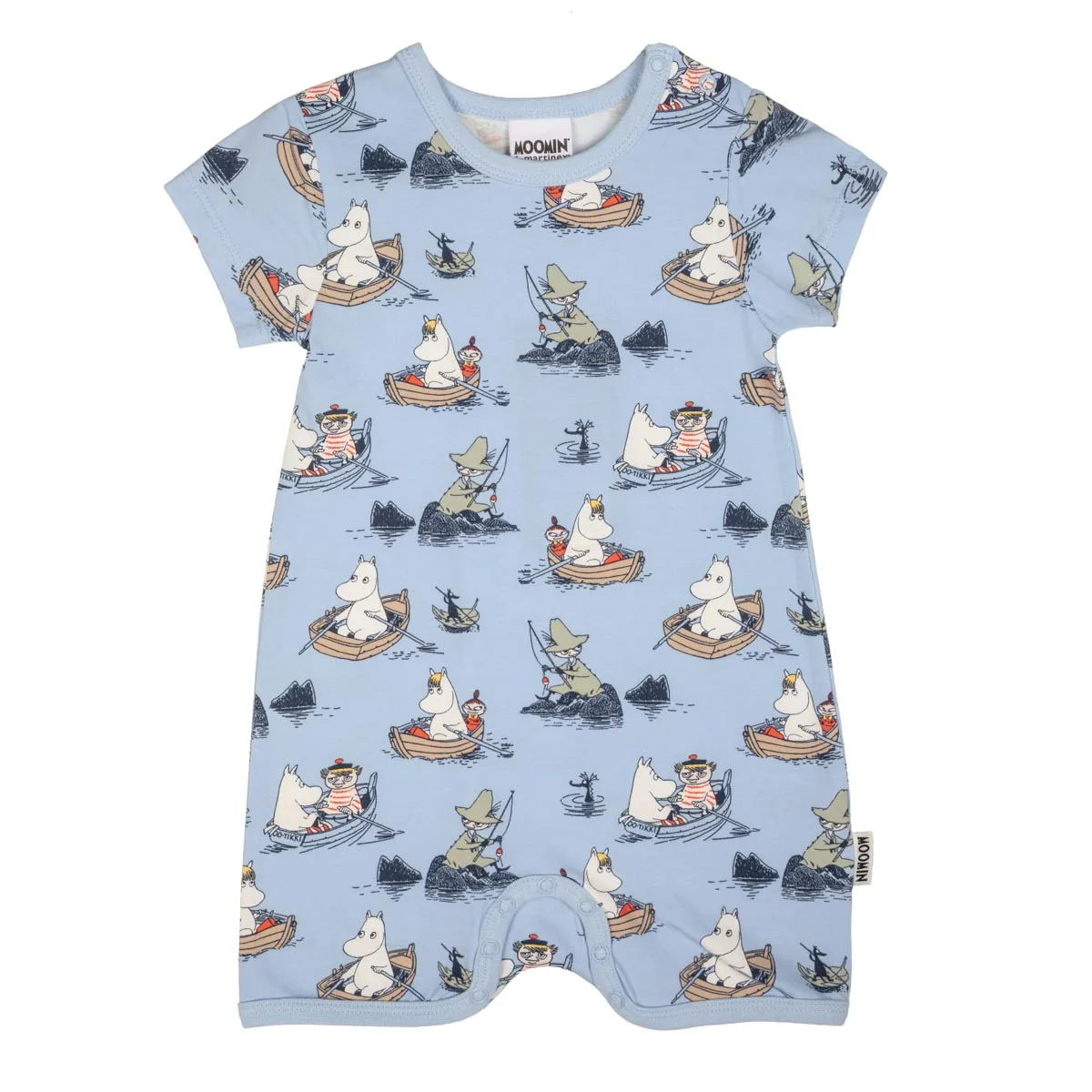 Båtfolk playsuit lblå