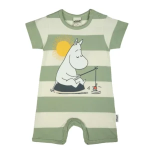 Ledighet playsuit grön/vit