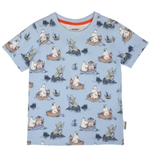Båtfolk t-shirt lblå