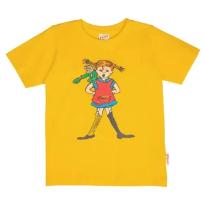 Pippi och nilsson t-shirt gul