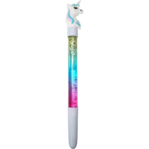 Unicorn glitter pen 15cm